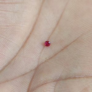Natural Ruby Faceted (Unheated)