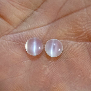 Cats Eye Moonstone Cabochon 8.5 mm Round