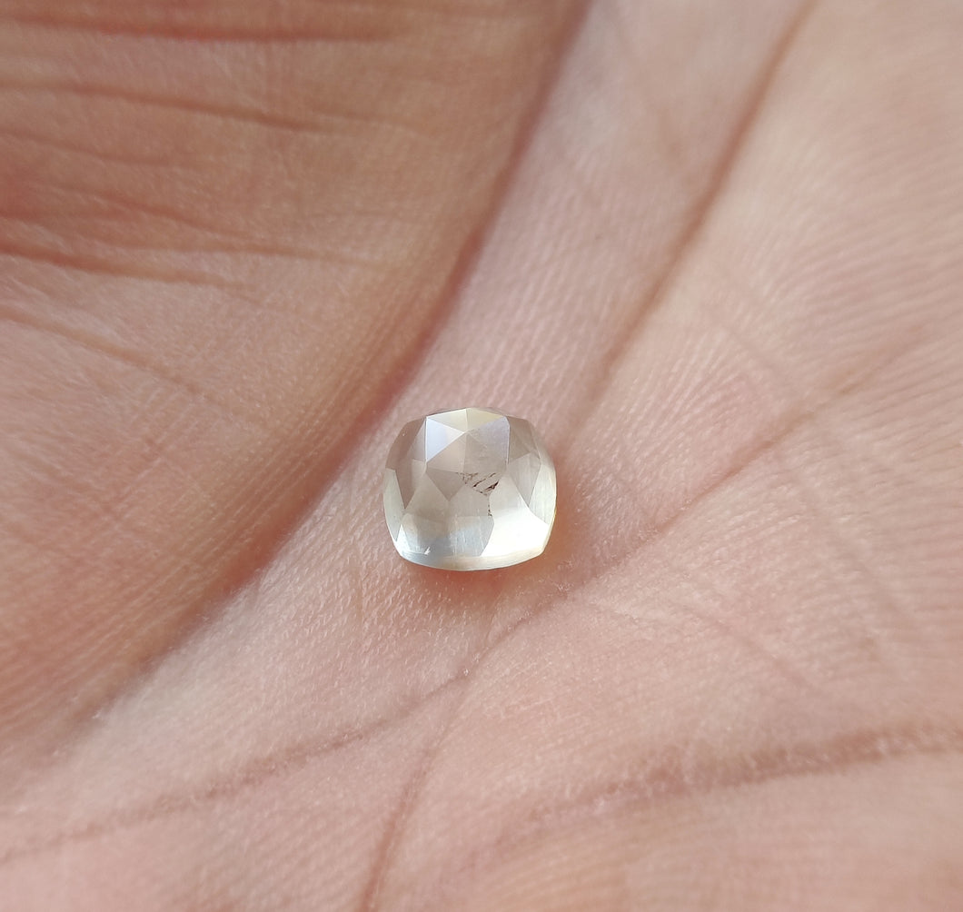 Moonstone Silver Sheen Rose Cut