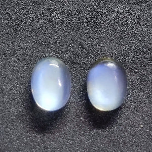 Ceylon Moonstone Cabochon 6*8 mm Oval (Pair)