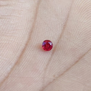 Natural Ruby Faceted (Unheated)