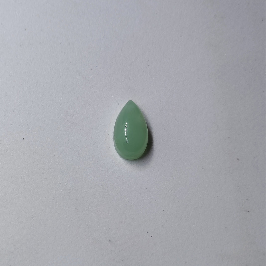 Pale Green Moonstone Cabochon.