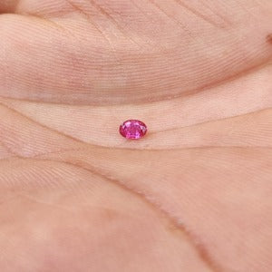 Natural  Pink Sapphire Faceted (Unheated)