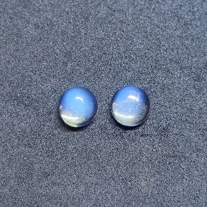 Ceylon Moonstone Cabochon 8mm Round (Pair)