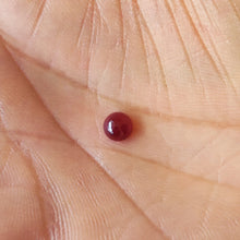 Load image into Gallery viewer, Natural Ruby Cabochon - Unheated Untreated 5 mm Round