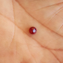 Load image into Gallery viewer, Natural Ruby Rose Cut - Unheated Untreated 4.2 mm Round