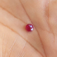 Load image into Gallery viewer, Natural Ruby Rose Cut Natural - Unheated Untreated 4.8 mm Round