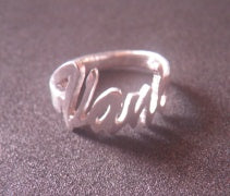 Personalised Name Ring